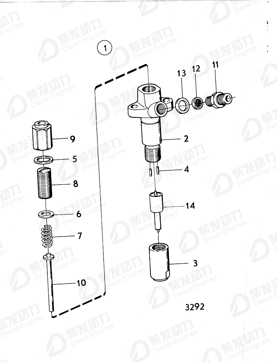 VOLVO Fitting 6644151 Drawing